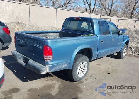 2002 Dodge Dakota Sport из США, поврежденный, VIN 1B7HG38X32S663247